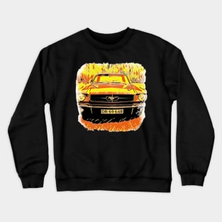 Mustang car art design Crewneck Sweatshirt